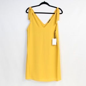 1. STATE Yellow Rich Marigold Sleeveless Mini Dress NWT